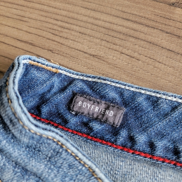 Torrid Boyfriend Patch Work jeans size 12R - Picture 4 of 9